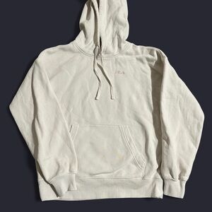Cream Fila Hoodie